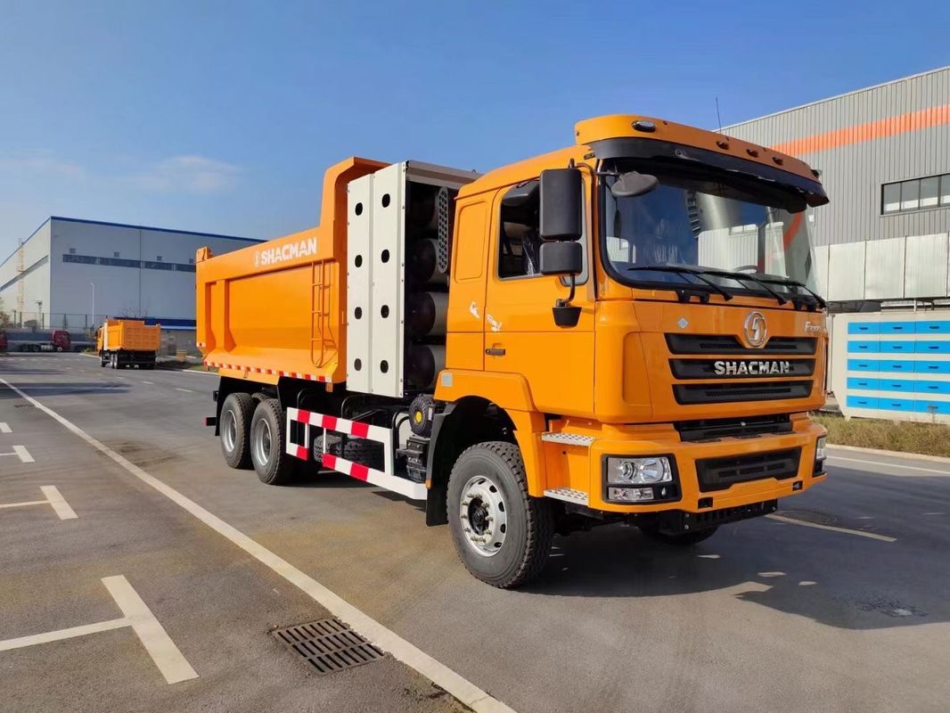 SHACMAN F3000 6x4 CNG Дэмп-Трак 10JSD180 QH50 с спинной трансмиссией 340 л.с./430 л.с. 12.00R20 шины