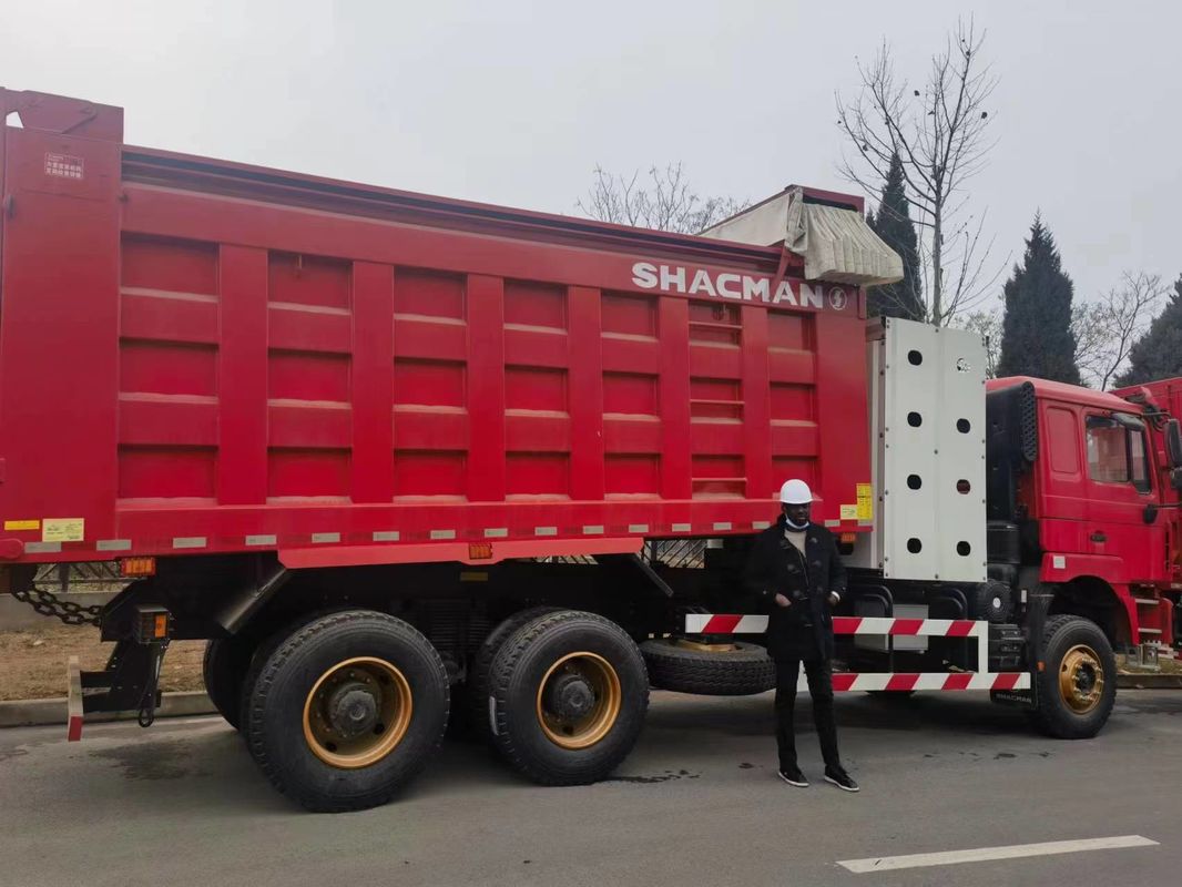 90 тонн тяжелый грузовик 6х4 SHACMAN СНГ грузовик красный F3000 6х4 380 EuroV