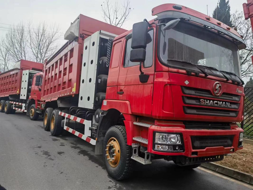 90 тонн тяжелый грузовик 6х4 SHACMAN СНГ грузовик красный F3000 6х4 380 EuroV