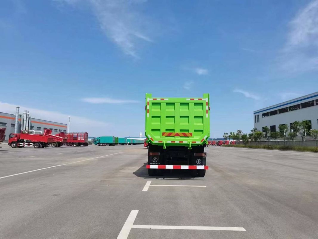 10 колес SHACMAN F3000 CNG Дамп-Трак 6x4 Евро V WEICHAI-430HP Зеленый идеально подходит для строительства и добычи полезных ископаемых