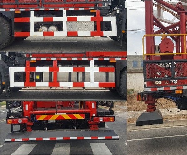 SHACMAN H3000 Нефтяной буровой грузовик 6x4 380HP EuroII Белый 50Тонный нефтяной буровой грузовик