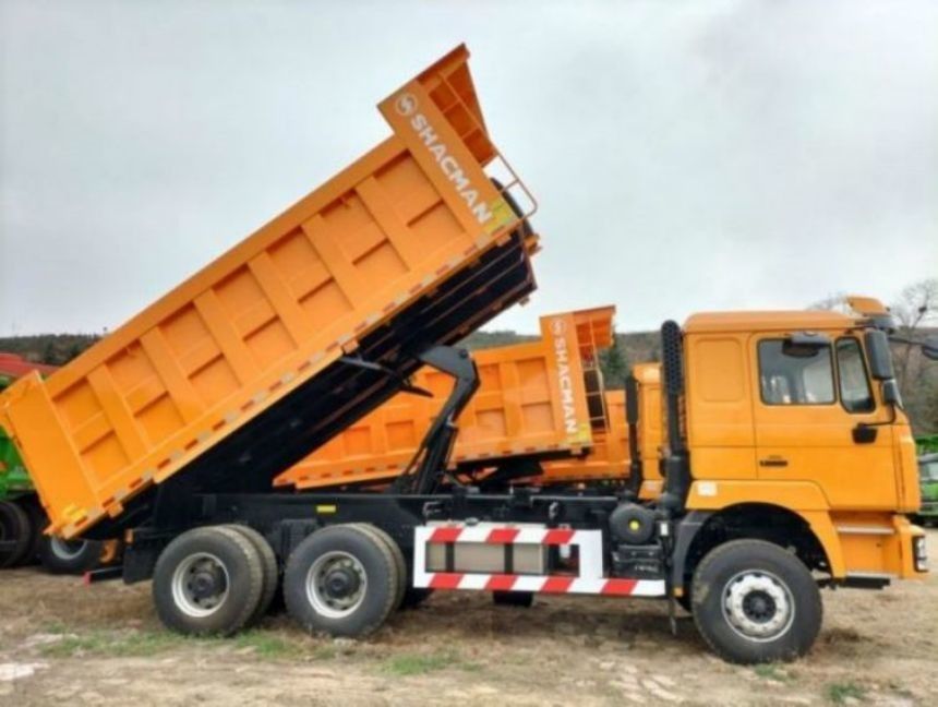 SHACMAN F3000 грузовик 6x4 430 EuroII желтый с передней/задней многослойной пластиной весны 4 основные пластины 4 U-образные болты