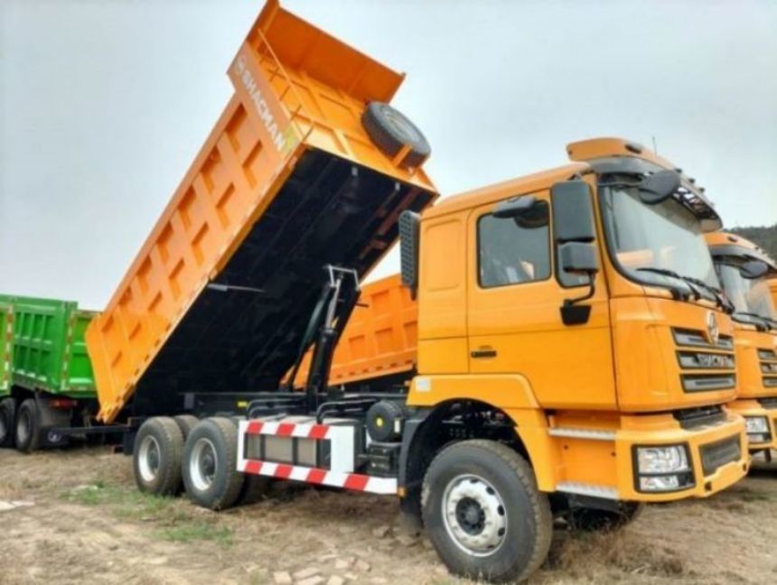 SHACMAN F3000 грузовик 6x4 430 EuroII желтый с передней/задней многослойной пластиной весны 4 основные пластины 4 U-образные болты