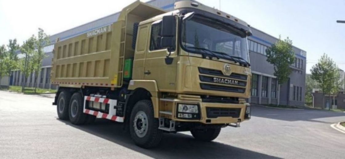 10 шин Дампер SHACMAN F3000 Типпер Грузовик 6x4 375 EuroV Золото WEICHAI Дизельный двигатель