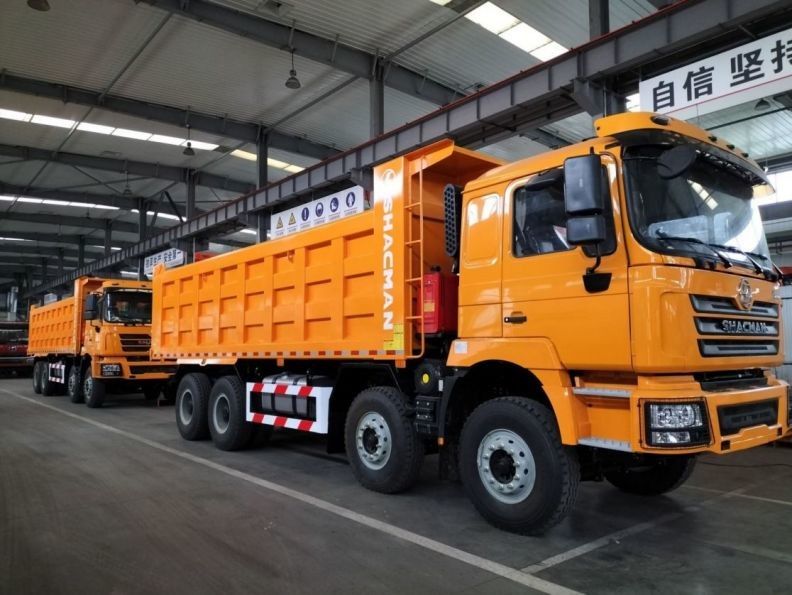 SHACMAN F3000 Дамп-Трак 8x4 375hp Euro V Желтый наклонитель для модели SX3255DT384