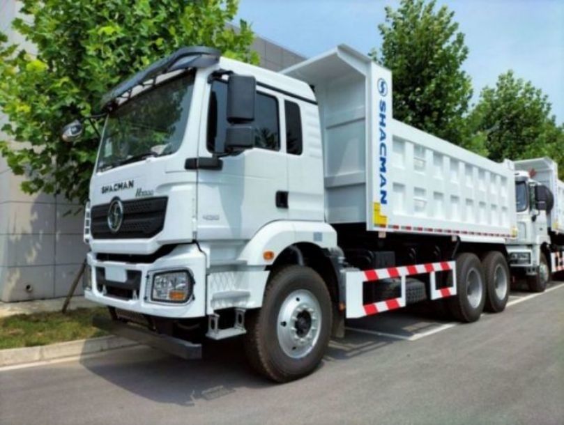 SHACMAN F3000 Дамп-Трак 6x4 WEICHAI двигатель 420hp Евро II Белый Tipper с 10 шинами