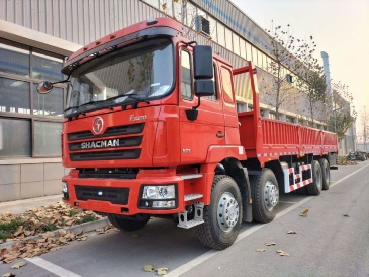 Запас топлива 400L грузовик грузовик SHACMAN F3000 8x4 грузовик 375hp Неон красный