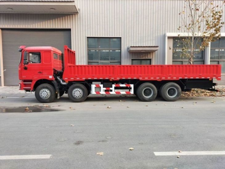 SHACMAN F3000 грузовик 8x4 430hp Красный фургон для комбинированного транспорта