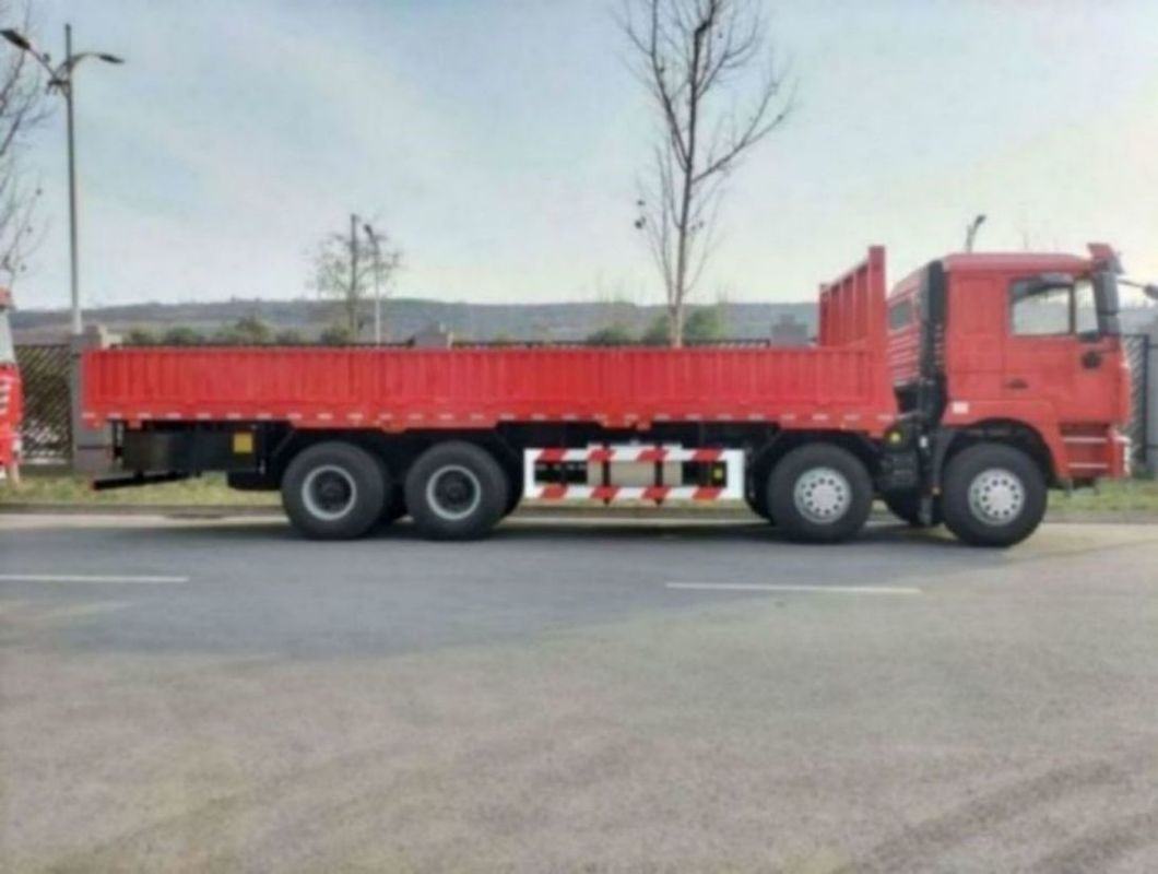 SHACMAN F3000 грузовик 8x4 430hp Красный фургон для комбинированного транспорта
