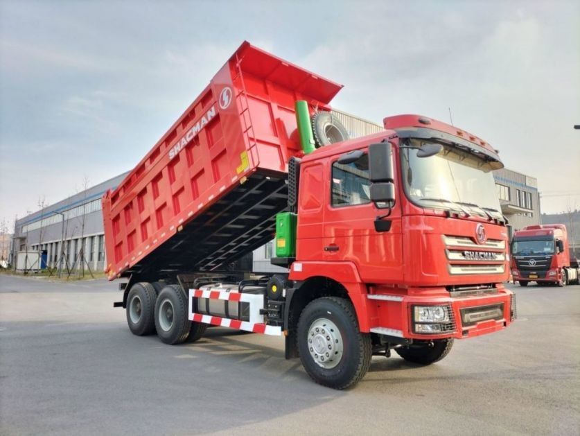 10 шины SHACMAN 30t Dump Truck F3000 6x4 380hp EuroII Красный козырь дизельный двигатель