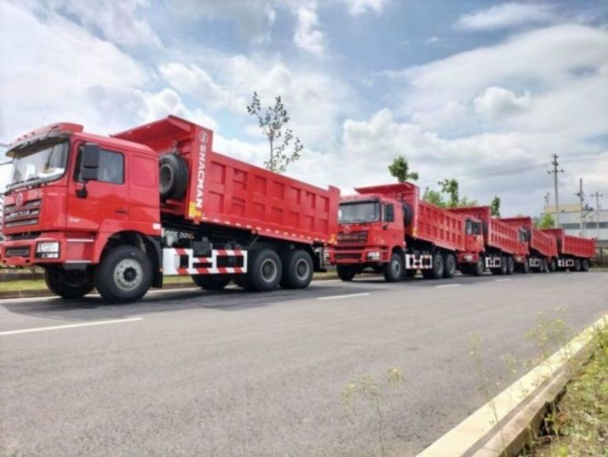 SHACMAN 10 колес тяжёлый грузовик F3000 6x4 375hp EuroV Orange Tipper