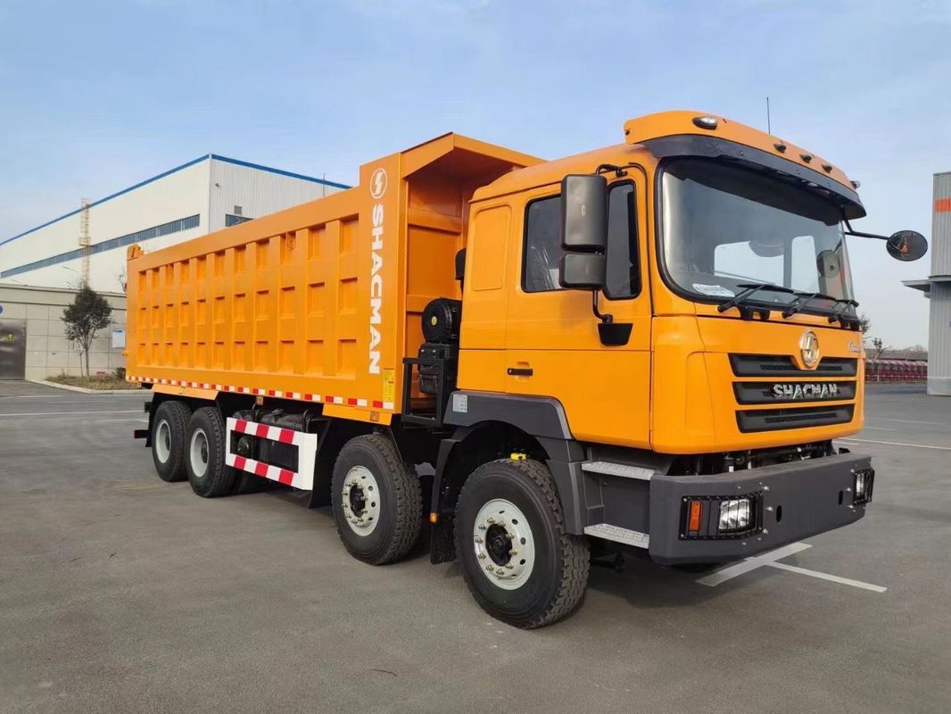 SHACMAN F3000 Дамп-грузовик 8x4 380hp EuroII Оранжевый 12 колесный двигатель WEICHAI