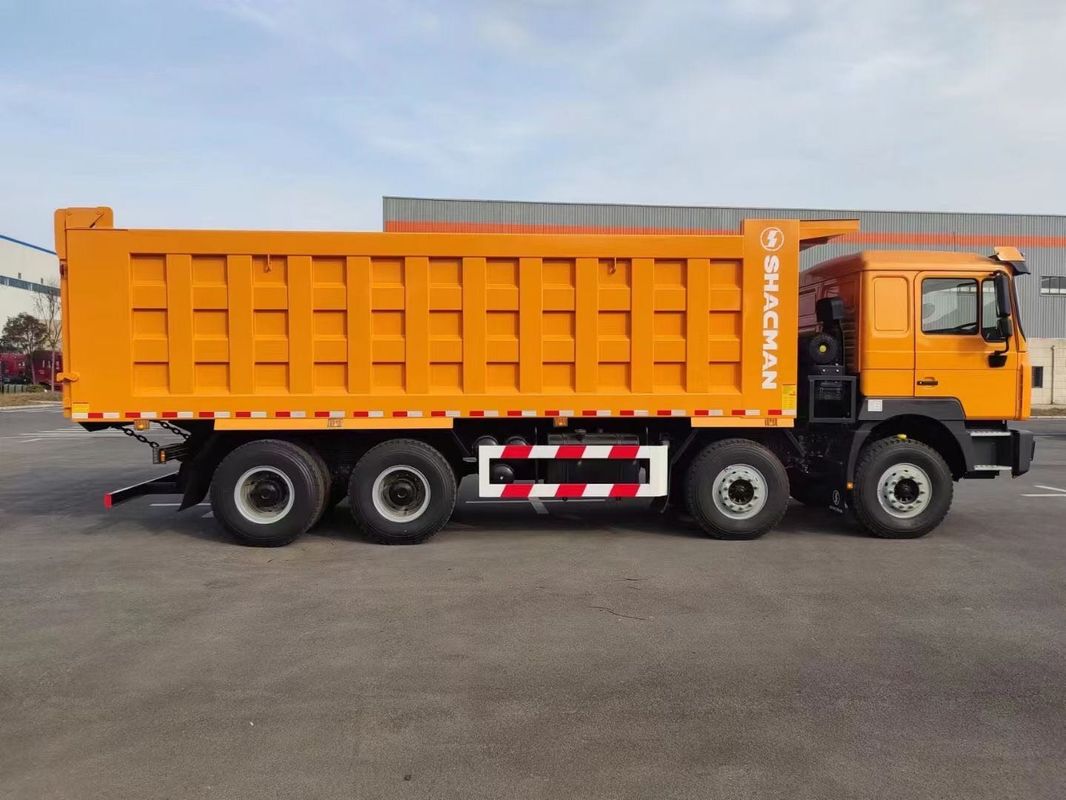 SHACMAN F3000 Дамп-грузовик 8x4 380hp EuroII Оранжевый 12 колесный двигатель WEICHAI