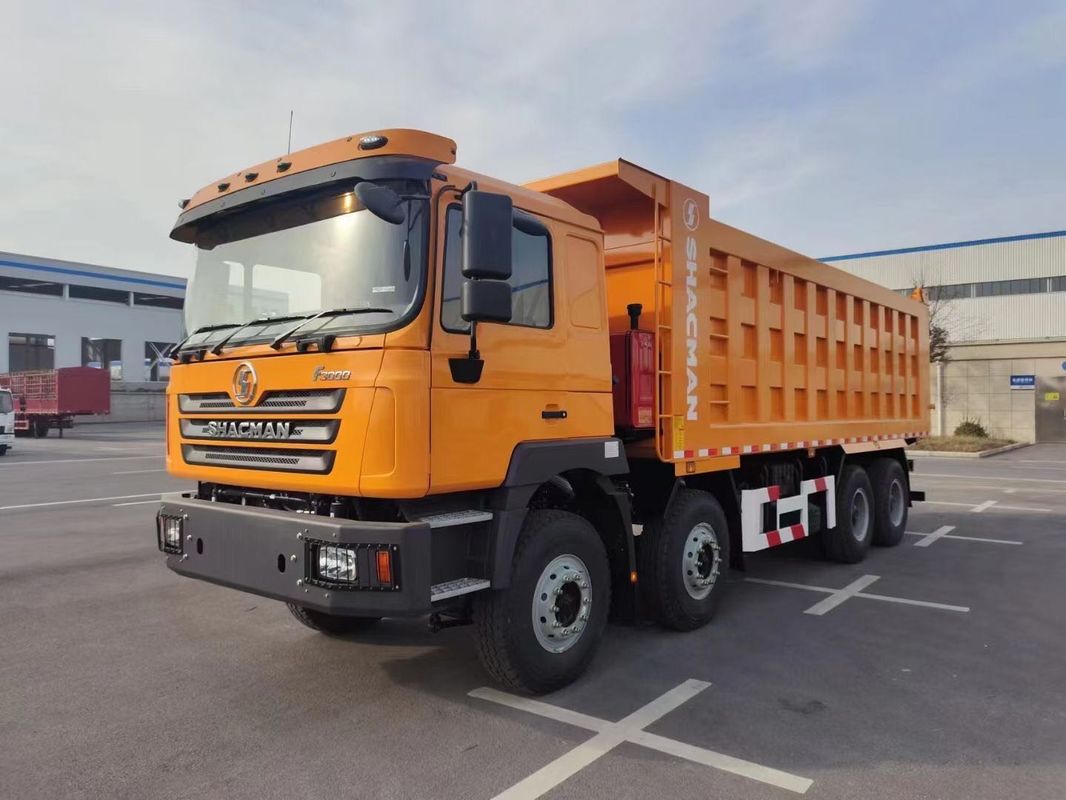 SHACMAN F3000 Дамп-грузовик 8x4 380hp EuroII Оранжевый 12 колесный двигатель WEICHAI