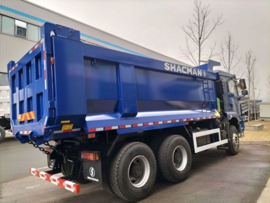 SHACMAN Dump Truck 6x4 H3000 340 EuroII Синий грузовой ящик для наклона U-типа