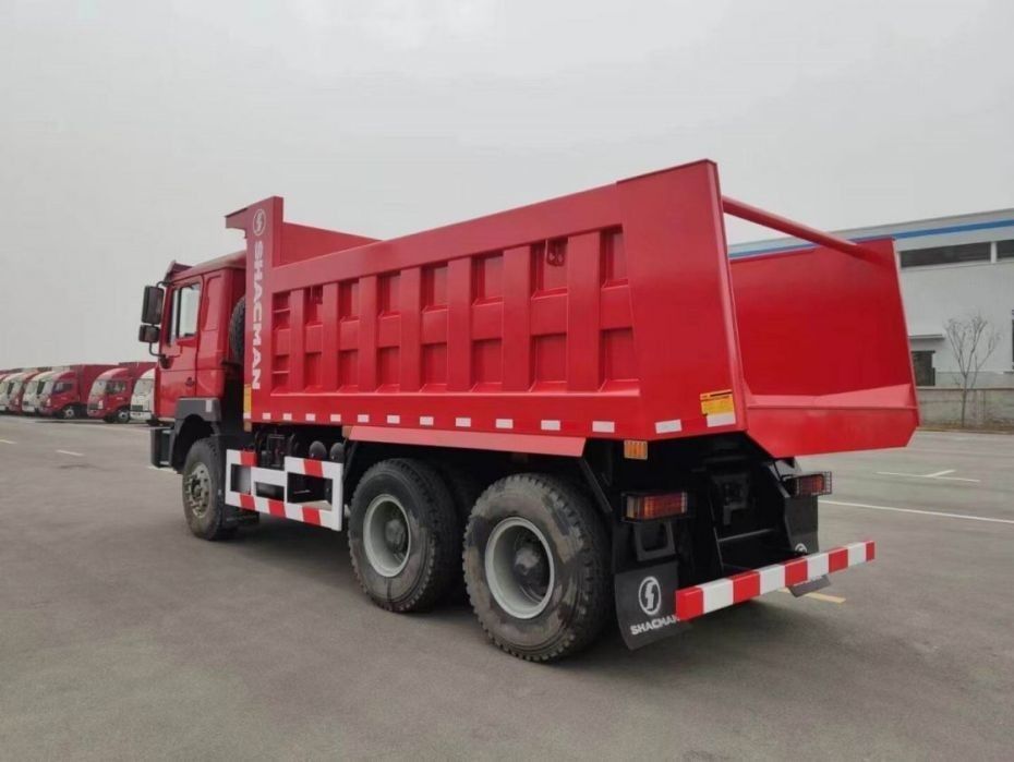 10 попыток SHACMAN красный грузовик F3000 грузовик грузовик 380 л.с. для добычи полезных ископаемых