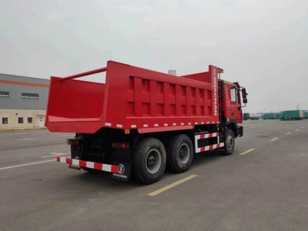 10 попыток SHACMAN красный грузовик F3000 грузовик грузовик 380 л.с. для добычи полезных ископаемых