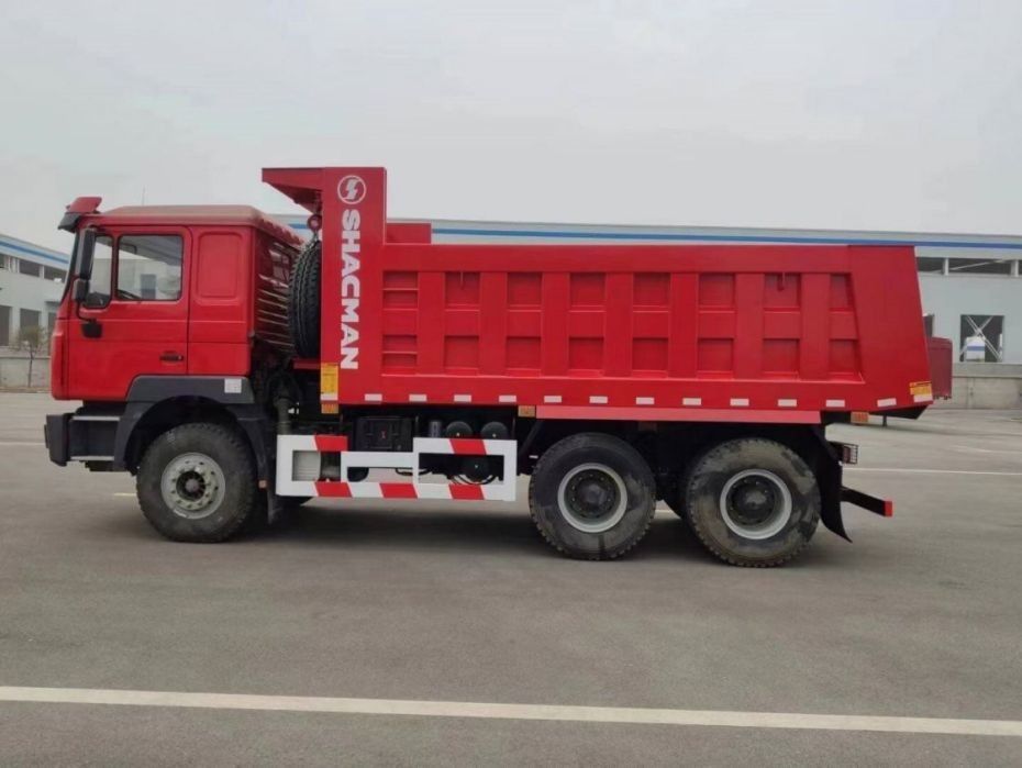 10 попыток SHACMAN красный грузовик F3000 грузовик грузовик 380 л.с. для добычи полезных ископаемых