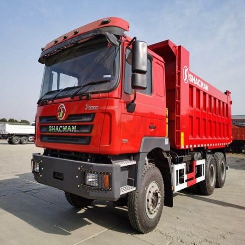10 попыток SHACMAN красный грузовик F3000 грузовик грузовик 380 л.с. для добычи полезных ископаемых