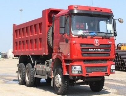 10 попыток SHACMAN красный грузовик F3000 грузовик грузовик 380 л.с. для добычи полезных ископаемых