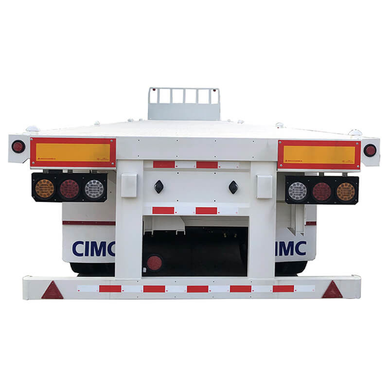 CMCC 3 оси 40 тонн 40 футов расширяемый плоский прицеп для продажи
