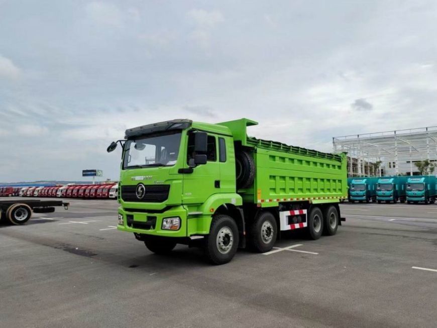 9.5T SHACMAN H3000 Дампер 8x4 430 EuroV Зеленый Дампер MAN Оси 2 * 16T