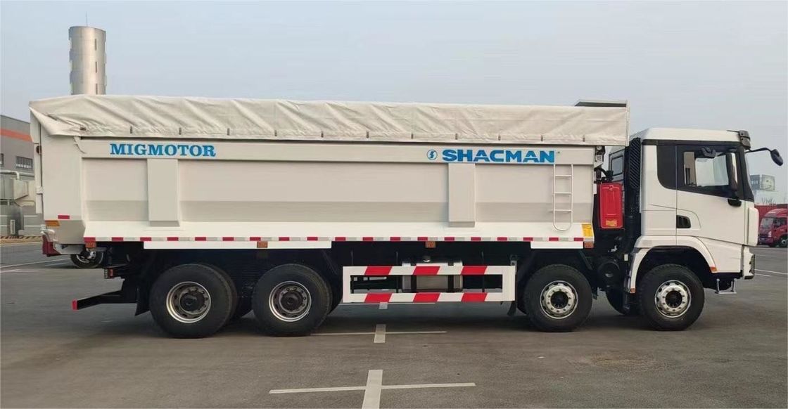 SHACMAN 8x4 440 HP EuroV тяжелый грузовик белый 20 - 30 тонн грузовик с наклоном