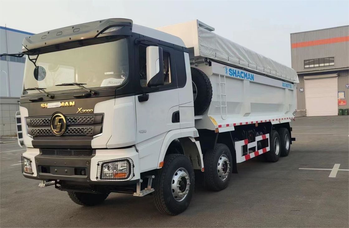 SHACMAN 8x4 440 HP EuroV тяжелый грузовик белый 20 - 30 тонн грузовик с наклоном