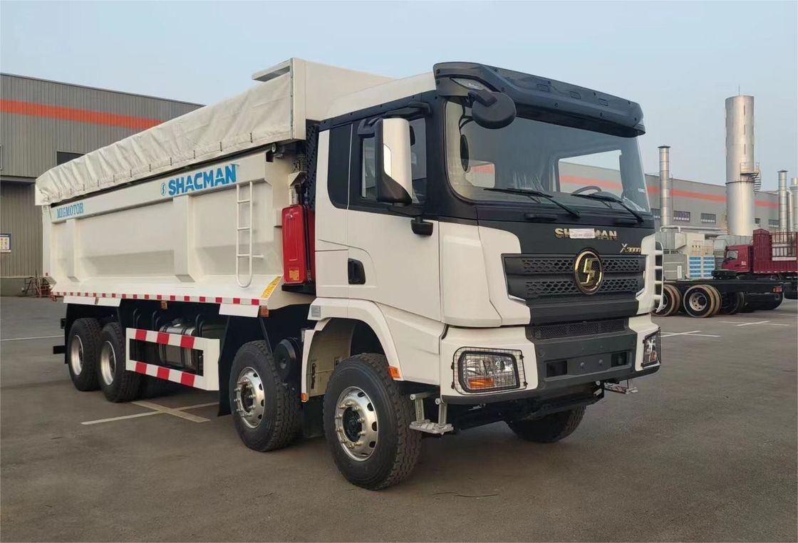 SHACMAN 8x4 440 HP EuroV тяжелый грузовик белый 20 - 30 тонн грузовик с наклоном