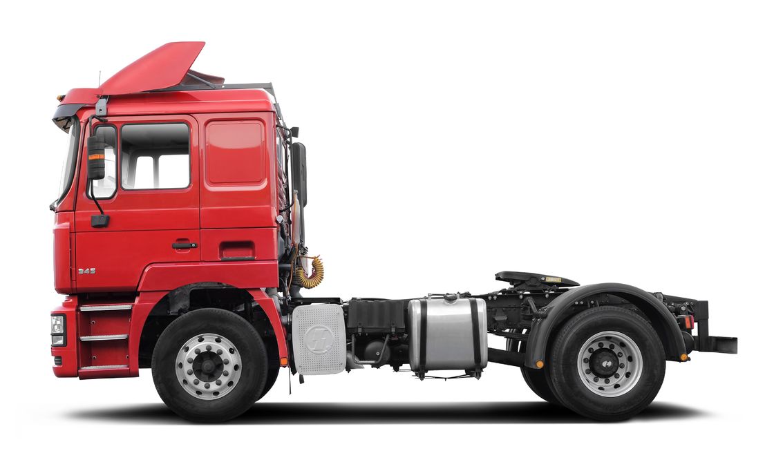 Красный SHACMAN F3000 375HP Euro V 6-колесный трактор голова 4x2 WEICHAI двигатель