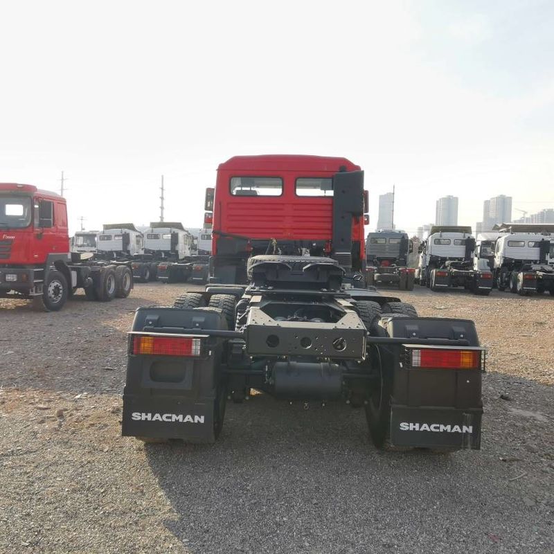 Красный SHACMAN F3000 375HP Euro V 6 колесная головка трактора 4x2 WEICHAI двигатель