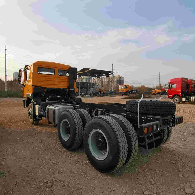 Красный SHACMAN F3000 375HP Euro V 6-колесный трактор голова 4x2 WEICHAI двигатель