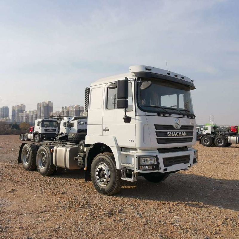 Красный SHACMAN F3000 375HP Euro V 6-колесный трактор голова 4x2 WEICHAI двигатель