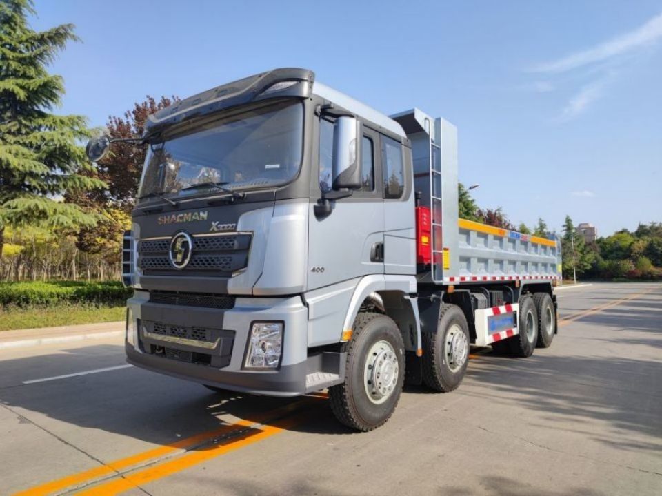 SHACMAN 8x4 440 HP EuroV тяжелый грузовик белый 20 - 30 тонн грузовик с наклоном