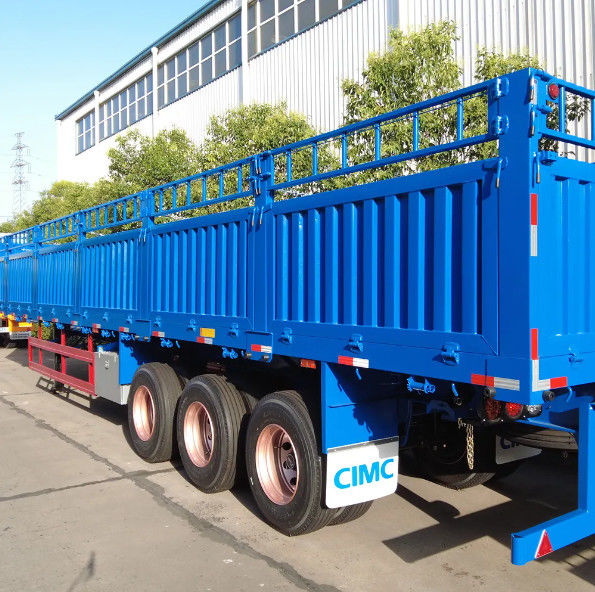 CIMC 3 Оси 4 Оси ограждение грузовой полуприцеп 60 80 тонн с контейнерным замок