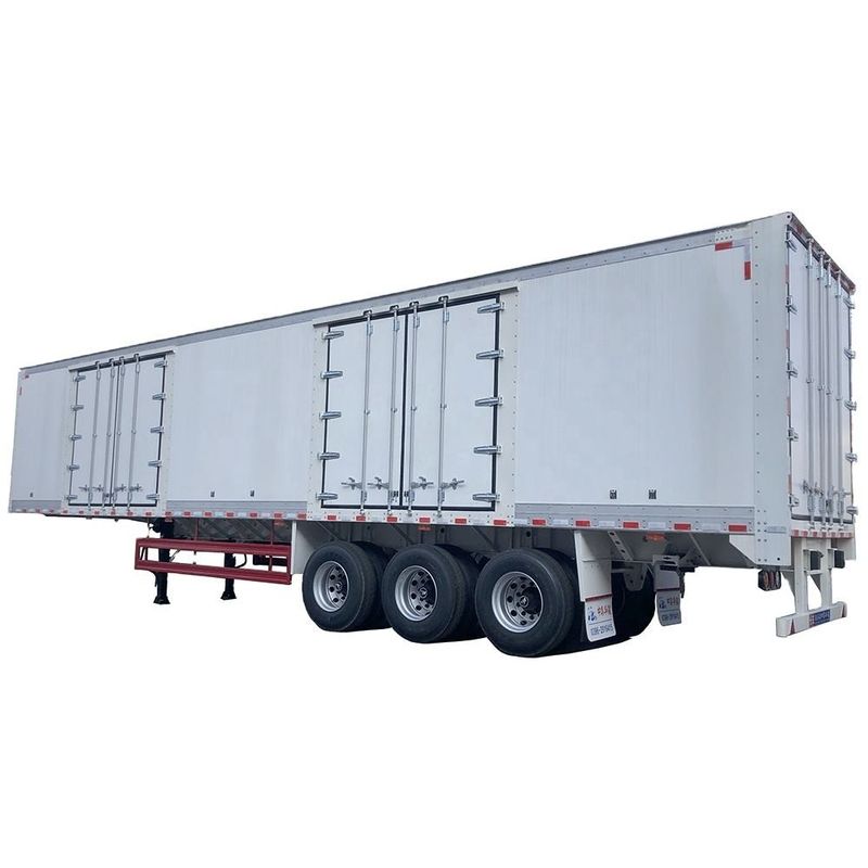 CIMC Van Type Semi Box Trailer 3 Axle Foot Dry Van Container Semi Trailer (Семь коробковых прицепов типа CIMC)