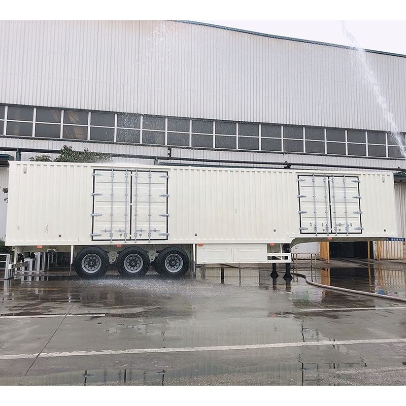 CIMC Van Type Semi Box Trailer 3 Axle Foot Dry Van Container Semi Trailer (Семь коробковых прицепов типа CIMC)