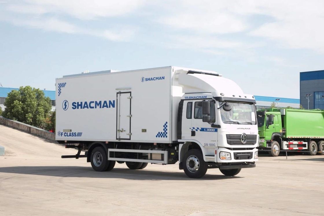 SHACMAN L3000 фургон грузовик 4x2 340hp грузовик 290hp Евро II Белый 6 колес грузовик