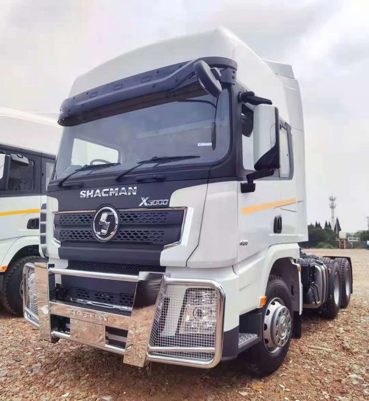 SHACMAN X3000 6x4 Трактор EuroV 480HP Белый грузовик Тракторная головка с расширенной высокой крышей кабины и 400L топливный бак