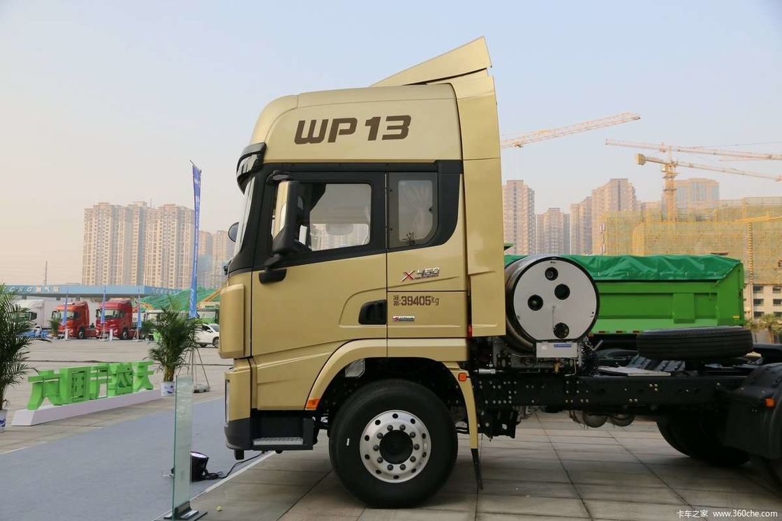 LNG 480 л.с. SHACMAN X3000 6x4 Трактор EuroV Белый грузовик Тракторная головка