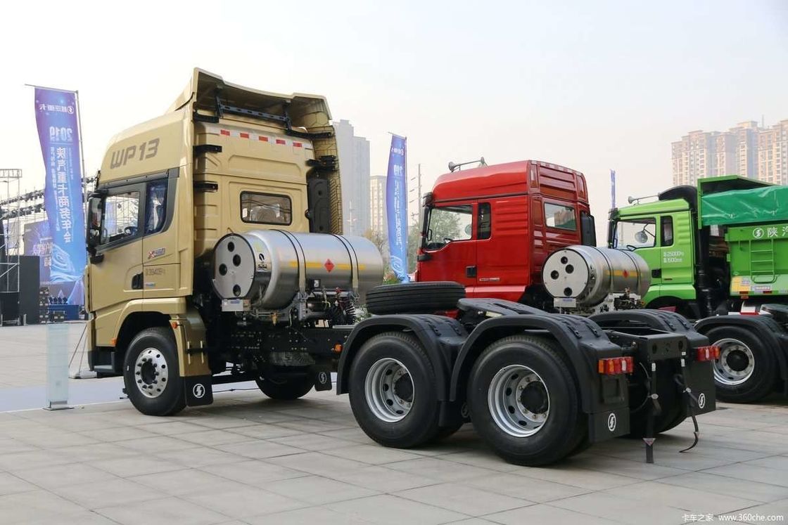 LNG 480 л.с. SHACMAN X3000 6x4 Трактор EuroV Белый грузовик Тракторная головка