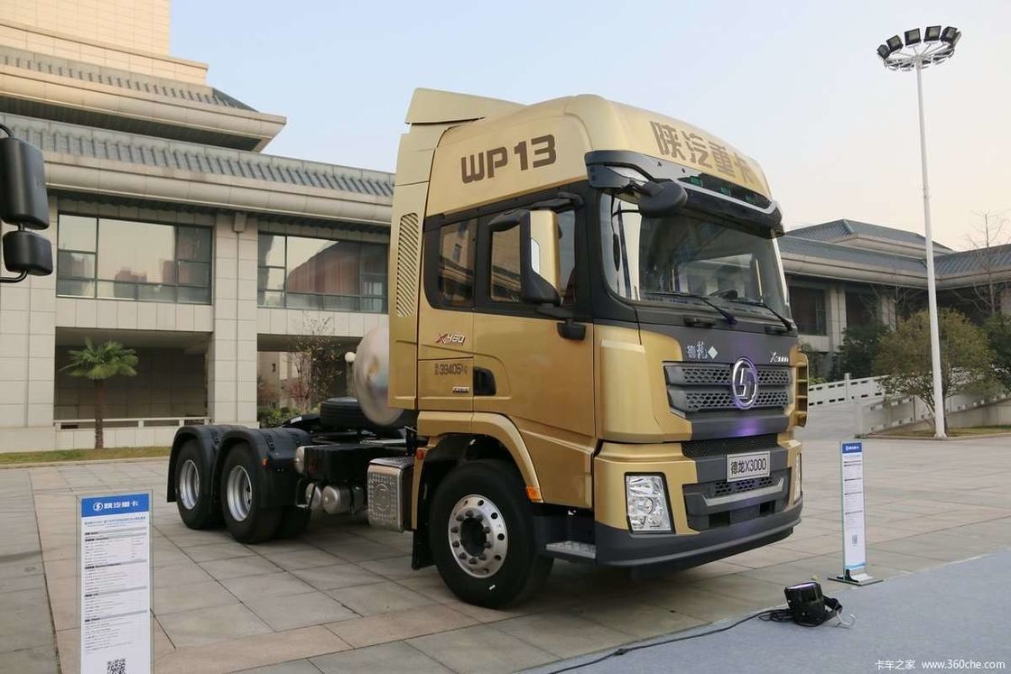 LNG 480 л.с. SHACMAN X3000 6x4 Трактор EuroV Белый грузовик Тракторная головка